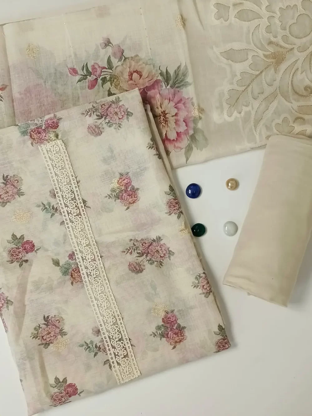 Ivory & Blush Pink