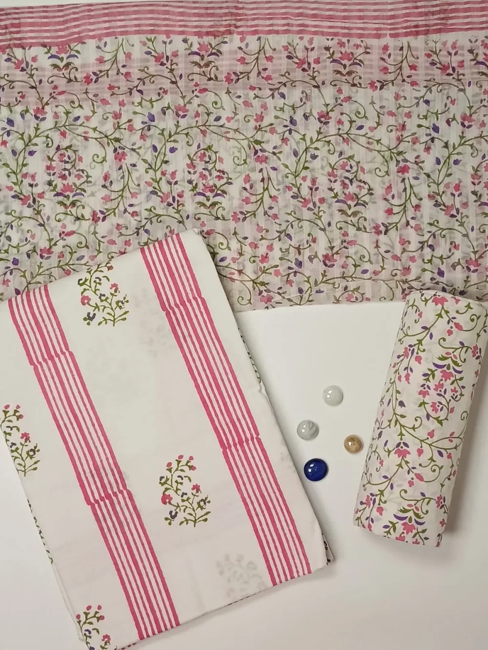 White & Pink