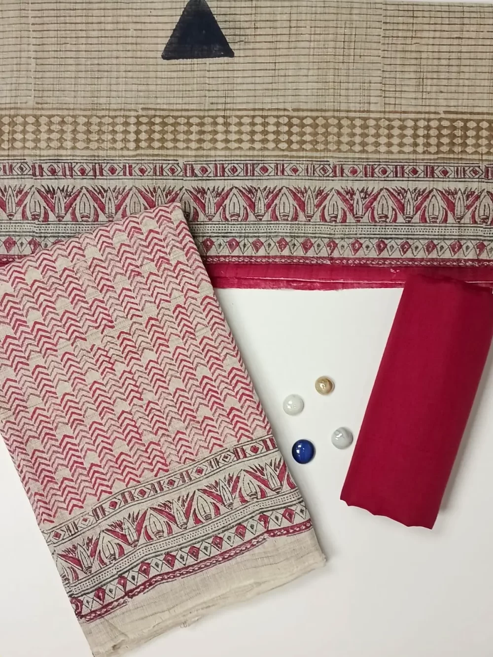 Rani Pink & Beige
