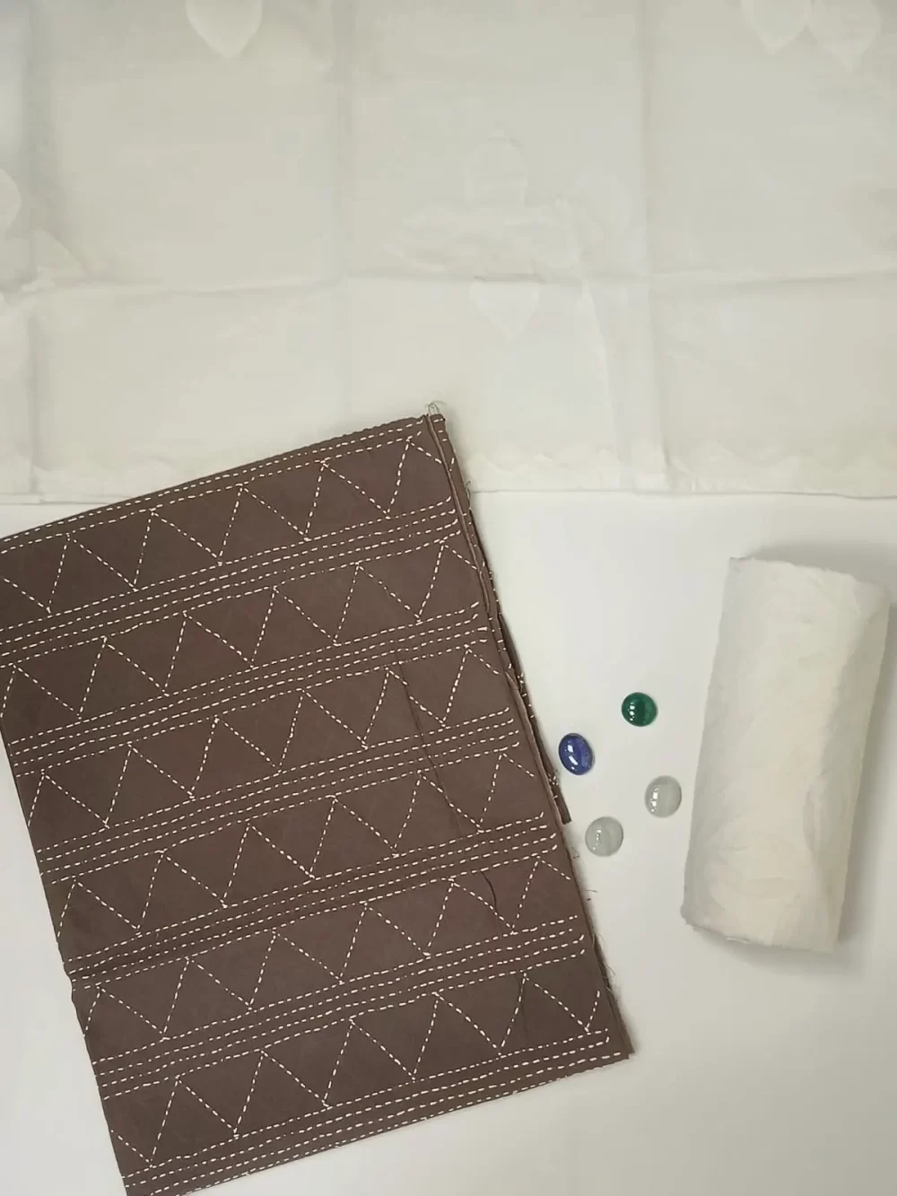 Brown & White